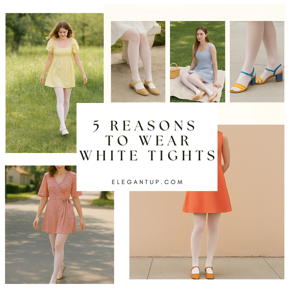 🌸 5 Reasons to Wear White Tights This Spring/Summer