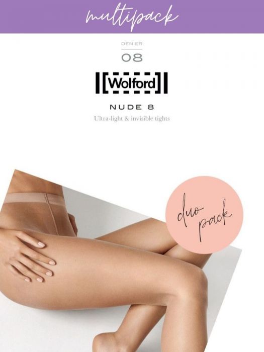 WOLFORD DUO PACK NUDE 8 Pantyhose