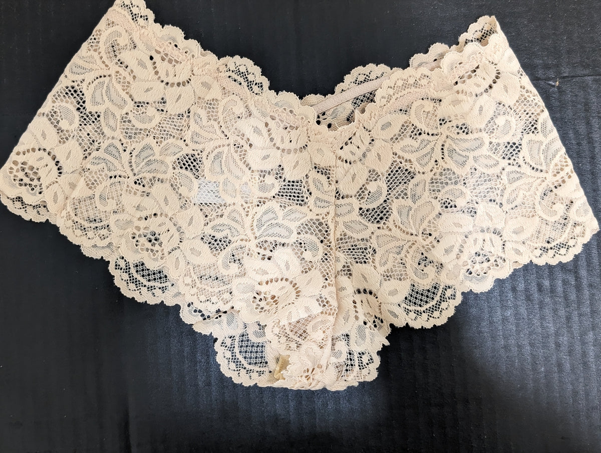 CLEARANCE -  FLORAL LACE  BOYLEG UNDERWEAR