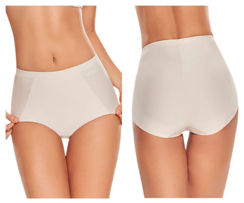 TrueShapers 1273 High-Waist Control Panty with Butt Lifter Benefits Color Beige