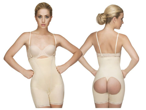 Vedette 936 Ariana High Back Wide Strap Shapewear Color Nude