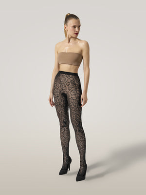 Wolford Reptile Net Tights