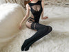 CLEARANCE -  ELEGANT UP Sheer Crotchless Bodystocking