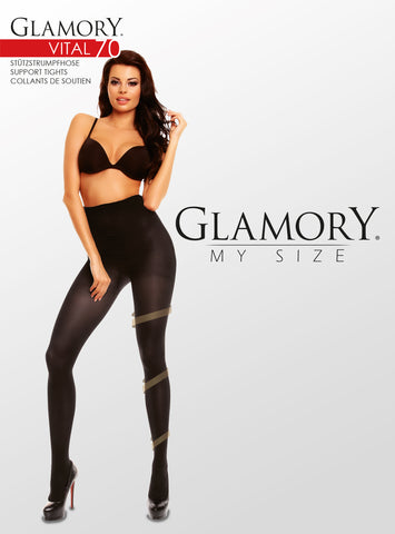 Glamory Satin 20 XT Super Size Pantyhose