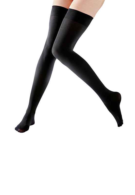 Pretty Polly 80 Denier Opaque Banded Thigh Highs
