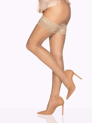 CLEARANCE - VIENNEMILANO GIORGIA Fishnets Thigh Highs - MADE IN ITALY