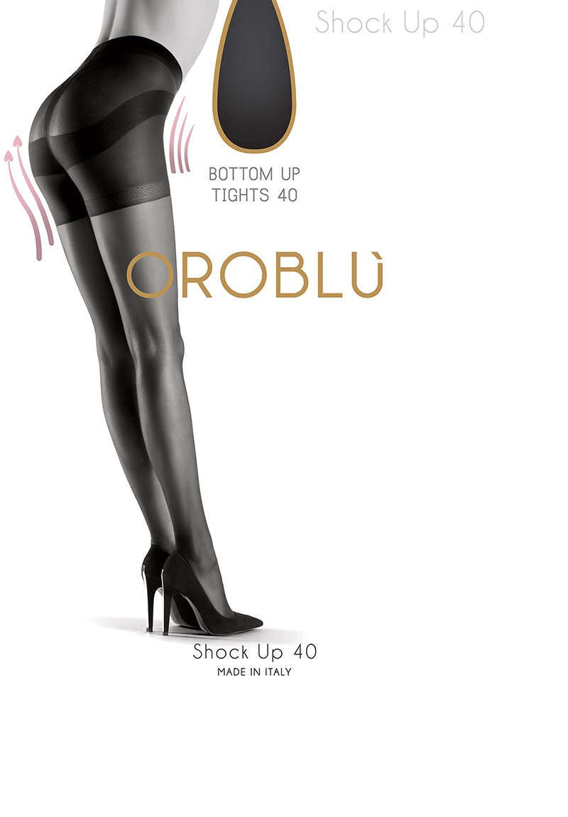 Oroblu Shock Up 40 Den Shaping Pantyhose - MADE IN ITALY