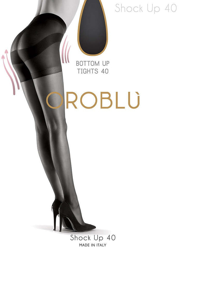 Oroblu Shock Up 40 Den Shaping Pantyhose - MADE IN ITALY