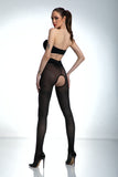 Amour Nymph Fishnet Style Open Crotch Pantyhose 30 Den