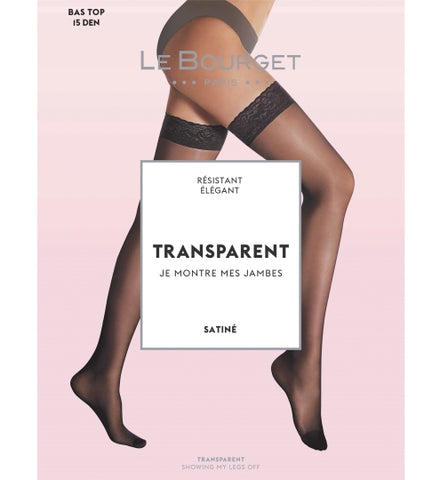 LE BOURGET RETRO 20 DENIER BACKSEAMED Thigh Highs