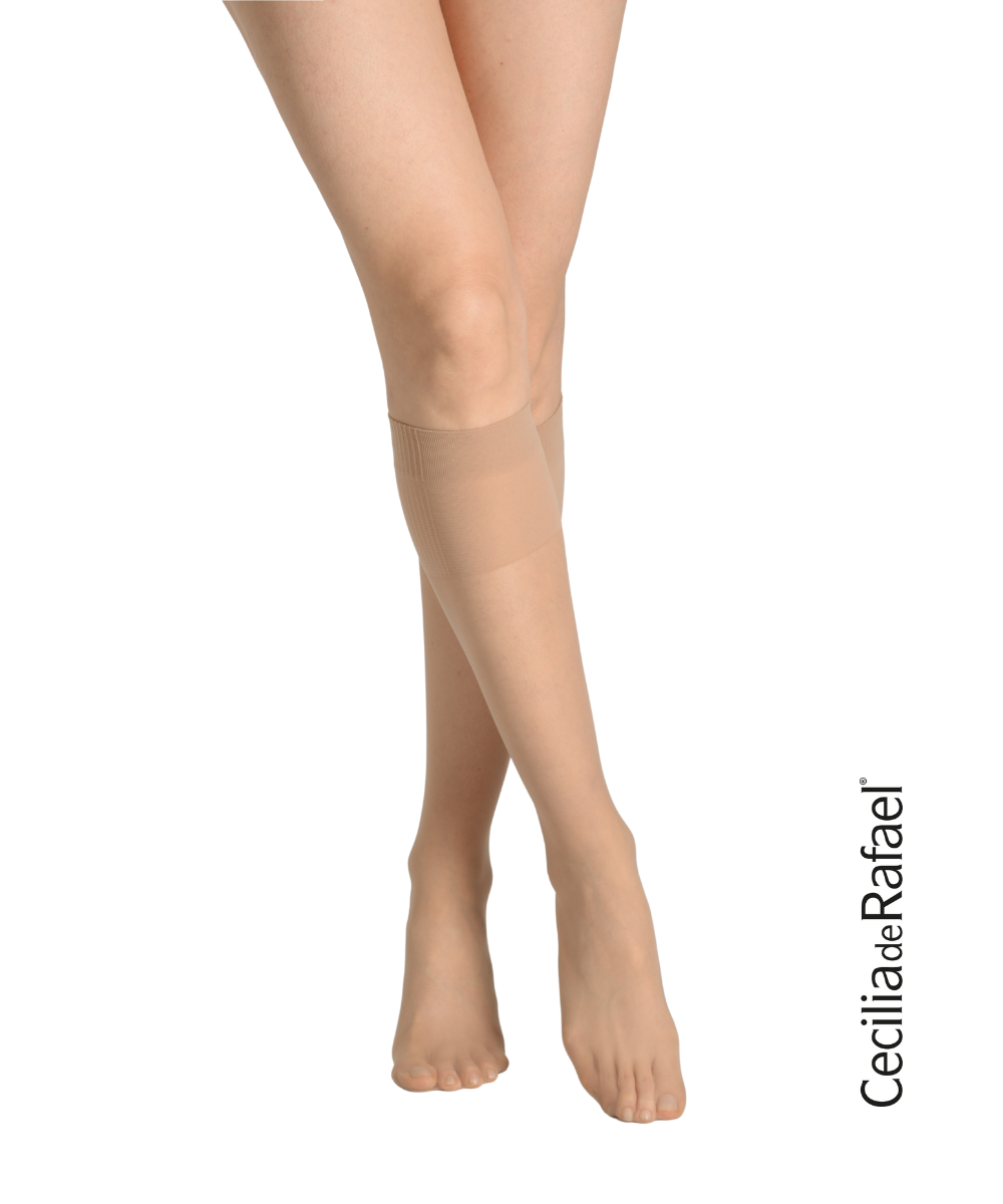 Cecilia De Rafael New Caly 15 Den Comfort top Knee Highs 2 pairs