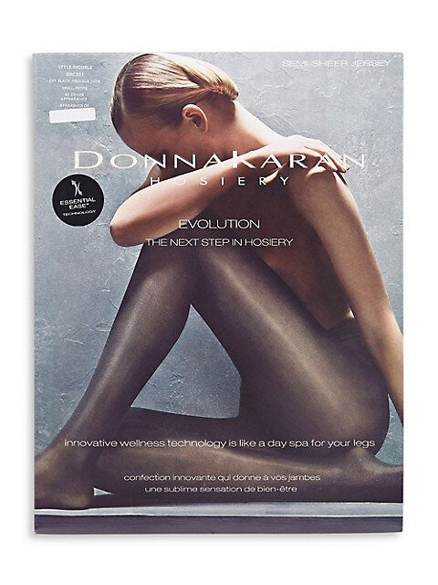 DONNA KARAN EVOLUTION SEMI SHEER JERSEY CHOCOLATE PANTYHOSE Style-0B529