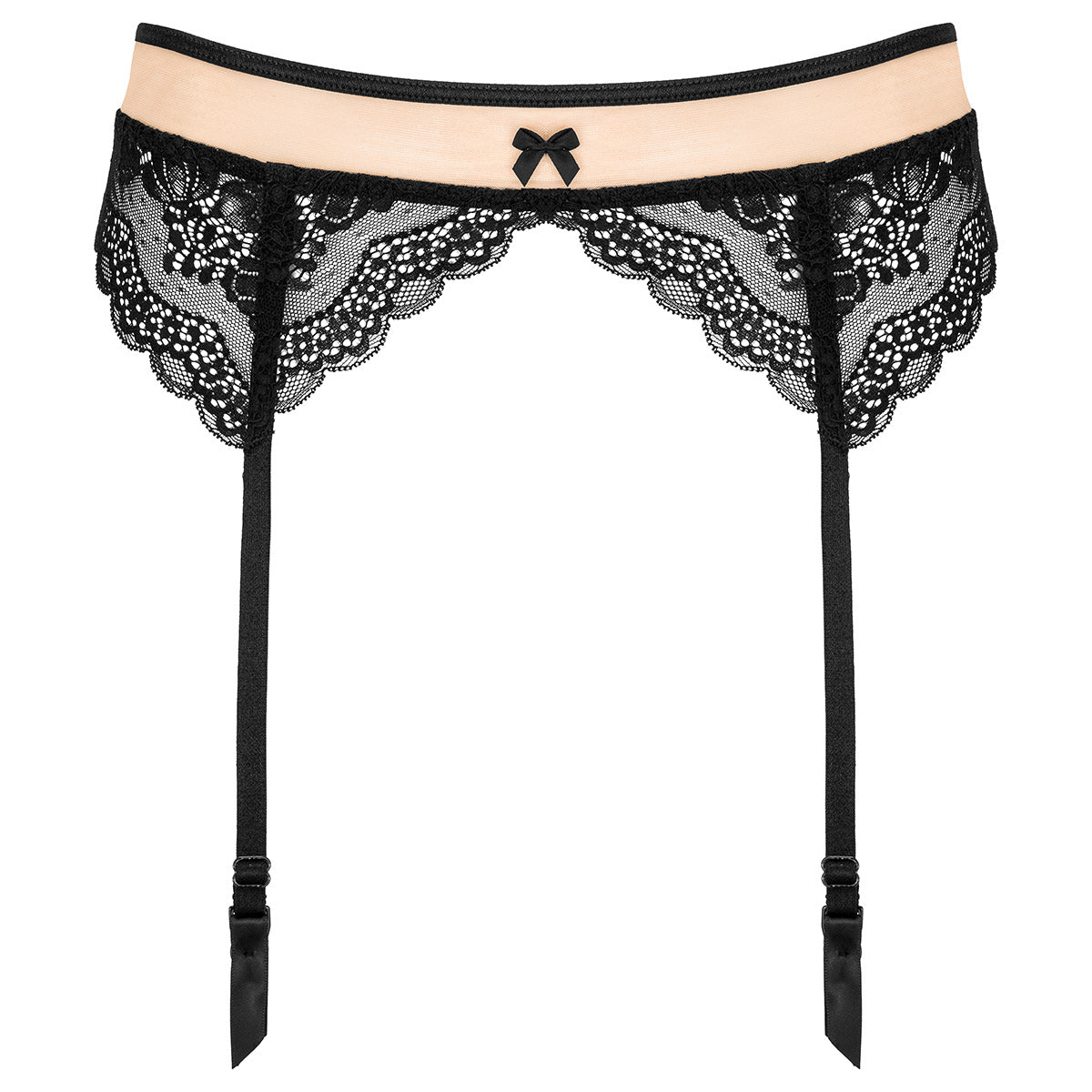 Kotek G001 Garter Belt Black/Beige Elegant Up Kotek G001 Garter Belt Black/Beige Elegant Up