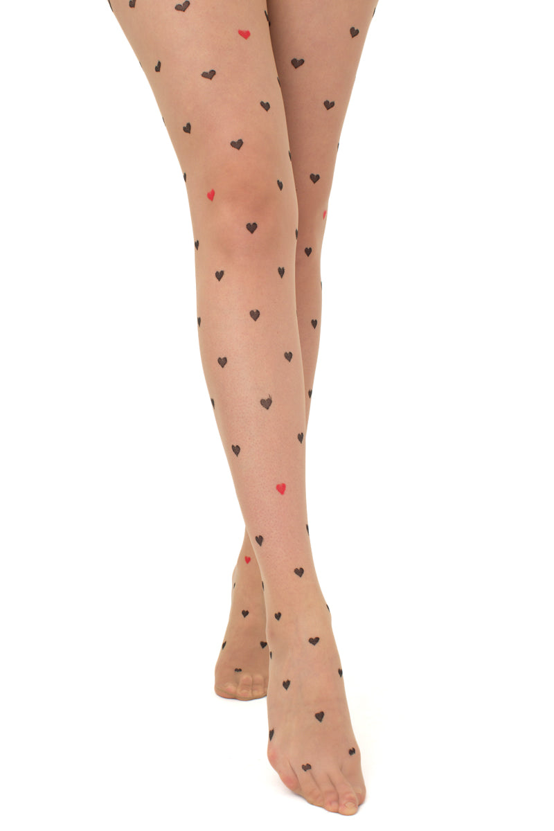 Giulia Intimo Fashion 20 Open Crotch Pantyhose Elegant Up 