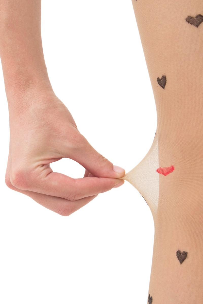 Giulia Intimo Fashion 20 Open Crotch Pantyhose Elegant Up 