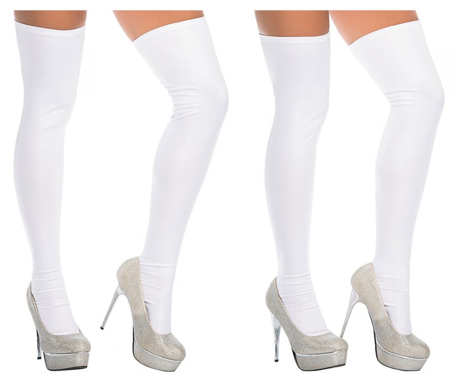 Mapale 1017 Thigh Highs Color White