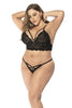Mapale 7433X Babydoll and Two Piece Set Color Black