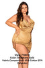 Mapale 77007X Beach Dress Cover Up Color Shimmery Gold