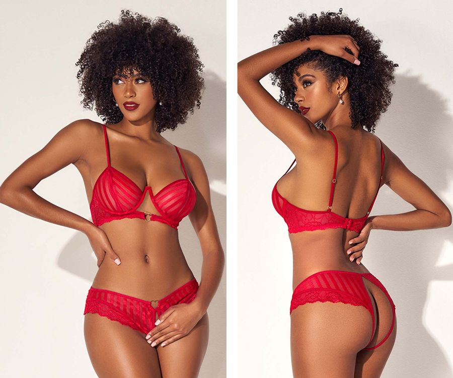 Mapale 8816 Two Piece Set Color Red