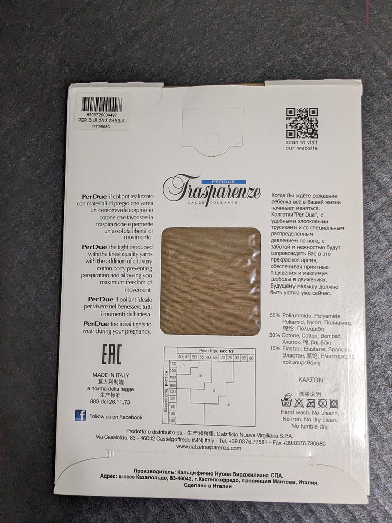 Fiore PAULA 40 Den Classic Matte Semi-Opaque Microfiber Pantyhose