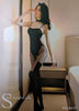 CLEARANCE -  ELEGANT UP SHEER CROTCHLESS KISS BODYSTOCKING