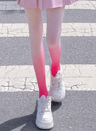 ELEGANT UP Pastel Gradient Pantyhose