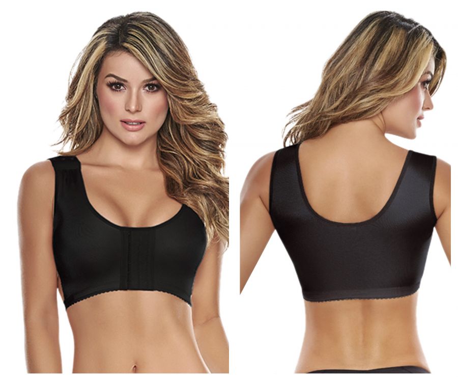 TrueShapers 1101 Multitasking Post-Surgery Bra Color Black