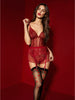 Fiore ALICE 20 DEN Stockings With Red Heart-Shaped Patterns Sensual Collection