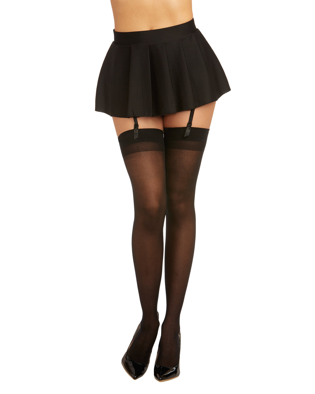 Dreamgirl Sheer Thigh High with Back Seam