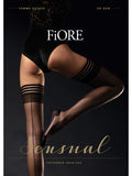 Fiore FEMME FATALE 20 DEN Back Seam Thigh high Sensual Collection
