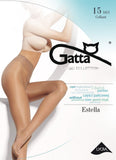 Gatta Estella 15 Sheer-to-Waist Classic Sheer Pantyhose 15 Den