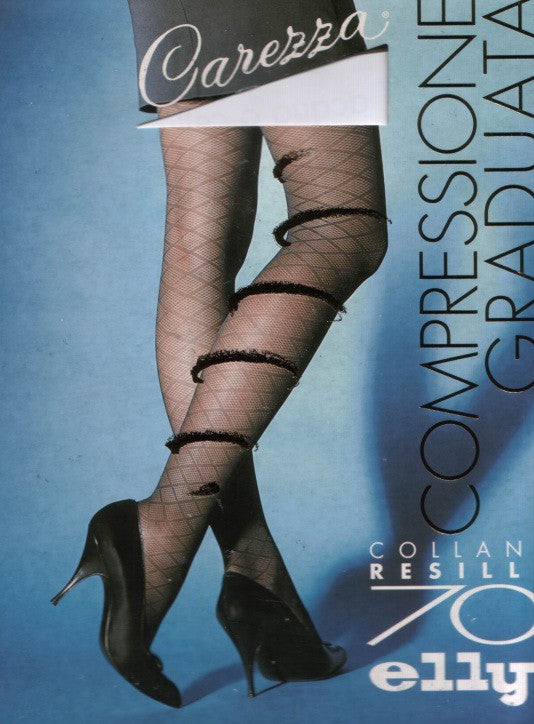 Elly Carezza FANTASY RESILLE 70 PANTYHOSE- MADE IN ITALY