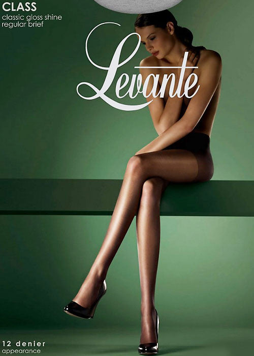 Levante Class Glossy Tights- Anthracite - Tall 