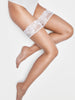 WOLFORD NUDE 8 LACE THIGH HIGH- SUSTAINABLE