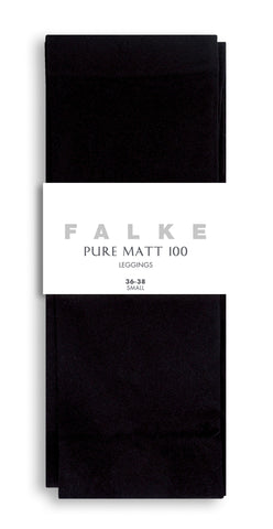 FALKE Pure Matt 20 DEN  Stay Ups with Graphic Lace Band