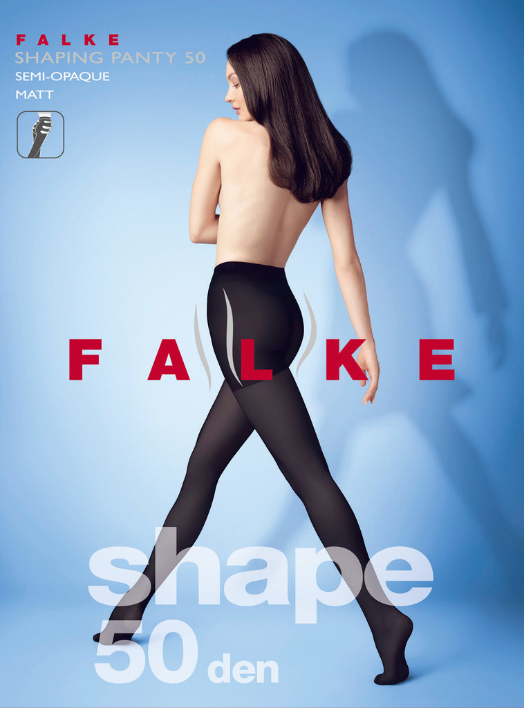 FALKE Shaping Panty 50 DEN Semi-Opaque Matt Pantyhose – Elegant Up