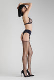 Maison Close Fishnet Cut and Curled Stockings