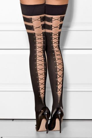 Passion ST113 Pattern Thigh Highs