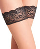 Matt Deluxe 20 DEN Thigh Highs With Decorative Lace Band