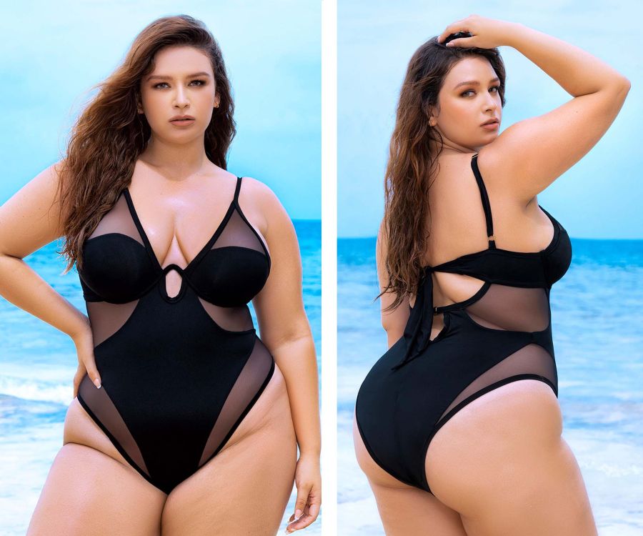 Mapale 67010X Underwired One Piece Swimsuit Color Black