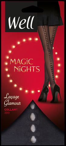 Well Magic Nights Graphique Chic Pantyhose MADE IN FRANCE
