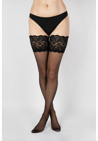 LE BOURGET RETRO 20 DENIER BACKSEAMED Thigh Highs