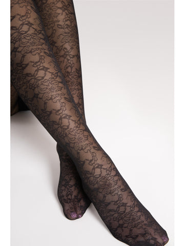 Fiore FLIRTY 20 DEN Heart Top Stockings Sensual Collection