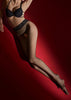 MARILYN HOT H08 EROTIC FISHNET WITH LACE TOP PANTYHOSE