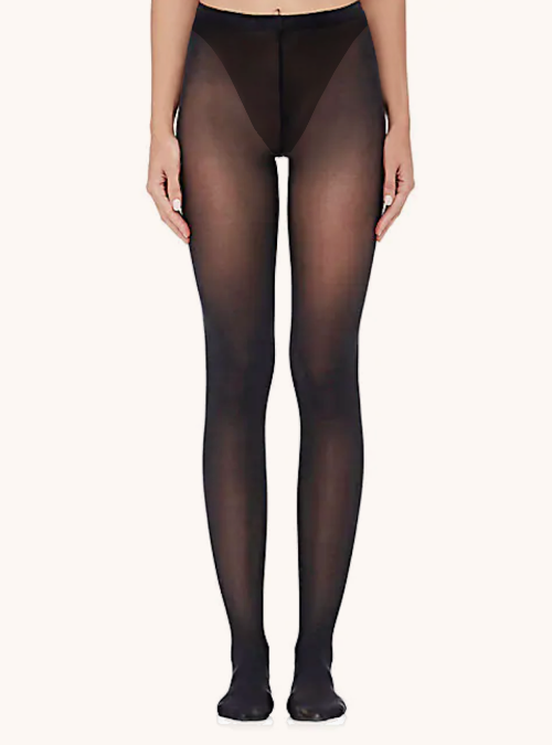 Stems Super Soft Sheer Magic Pantyhose Black- MADE IN ITALY